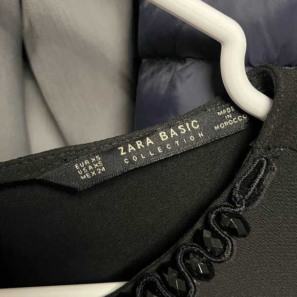 Zara black jumpsuit with detail - Picture 3 of 4